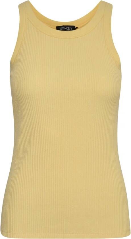 Soaked in Luxury Simone Tank Top Geel Dames