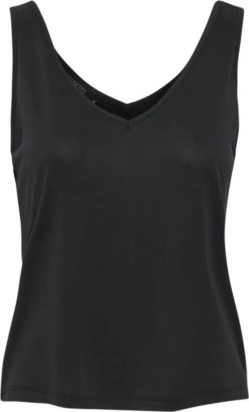 Soaked in Luxury Slcolumbine tanktop Black White Dames