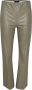 Soaked in Luxury Slkaylee PU Kickflare -broek Grijs Dames - Thumbnail 1