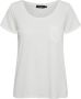 Soaked in Luxury Marineblauw Zak T-shirt Top Blue Dames - Thumbnail 1
