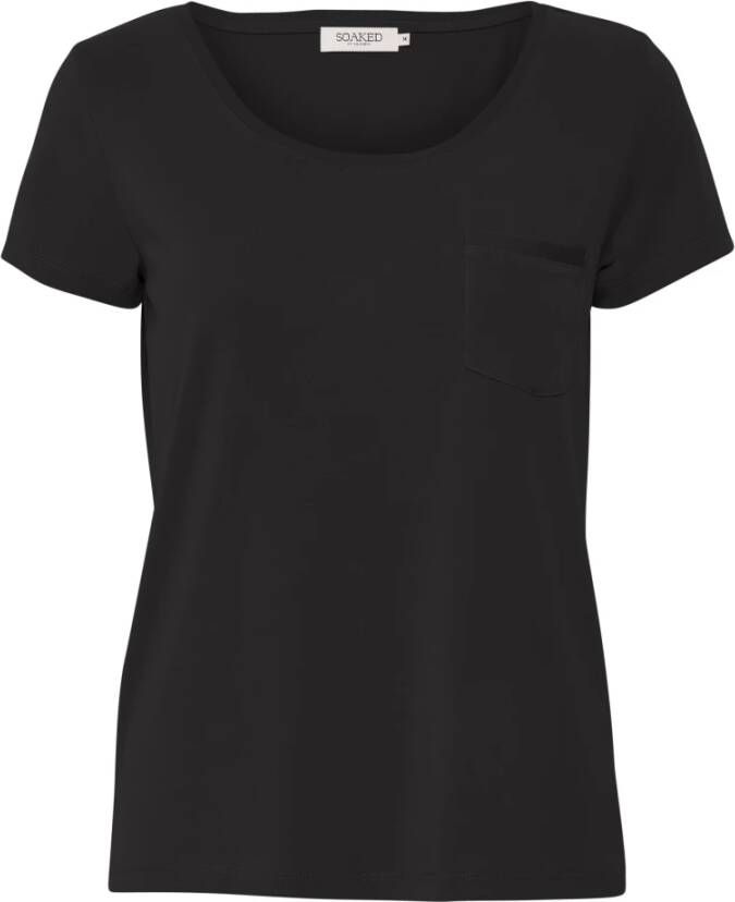 Soaked in Luxury T-Shirts Black Dames