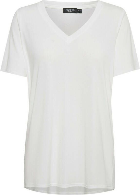 Soaked in Luxury Oversized T-shirt in gebroken wit White Dames