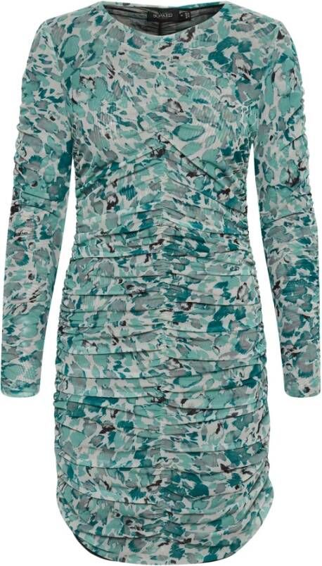 Soaked in Luxury Jurk Robe moulante manches longues femme Demara