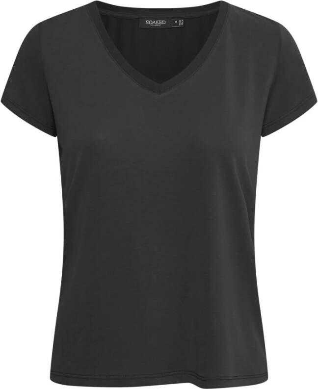 Soaked in Luxury Tas de vier ring maat: tu presta kleur: zwart bestseller: 25 Black Dames