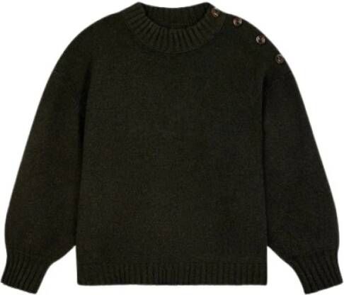 Soeur Trui met ronde hals Groen Dames