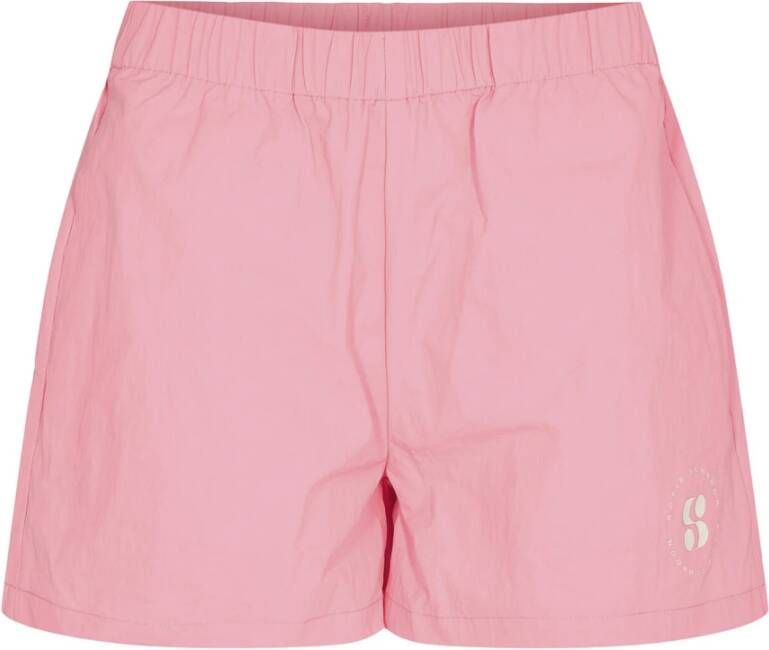 Sofie Schnoor Comfortabele Roze Shorts met Elastische Tailleband Model S232328 Roze Dames