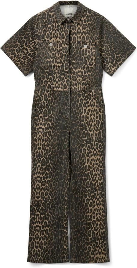Sofie Schnoor Jumpsuit met luipaardprint en wijde pijpen Brown Dames - Foto 3