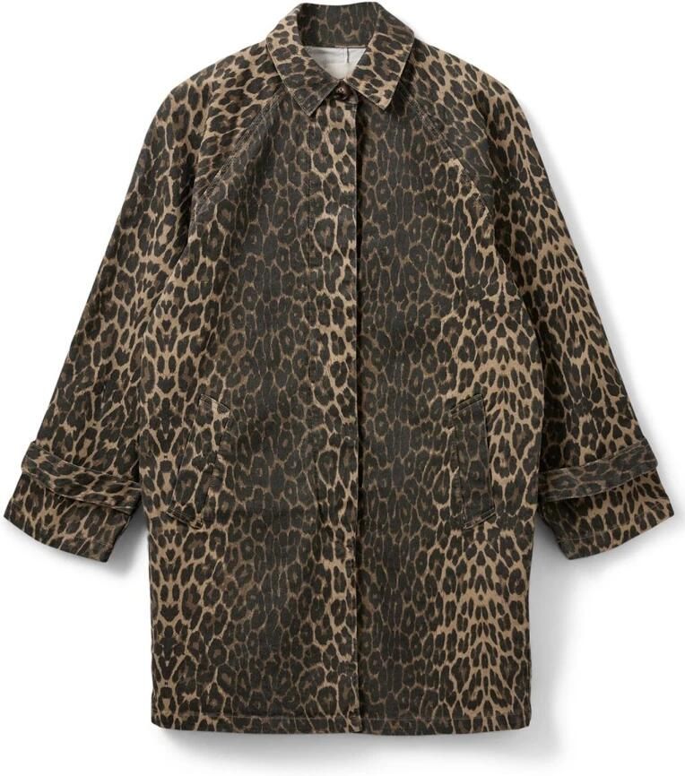 Sofie Schnoor Luipaardprint Jas Brown Dames