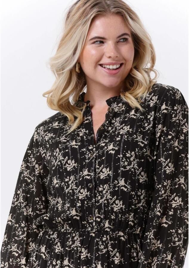 Sofie Schnoor Maxi Jurk Zwart Elegant Stijl Multicolor Dames