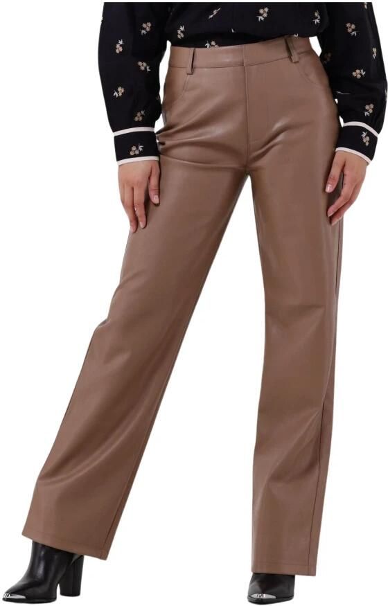 Sofie Schnoor Wijde Pijp Bruine Broek Brown Dames - Foto 5
