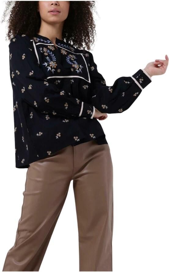Sofie Schnoor Zwarte Blouse Damesmode Multicolor Dames