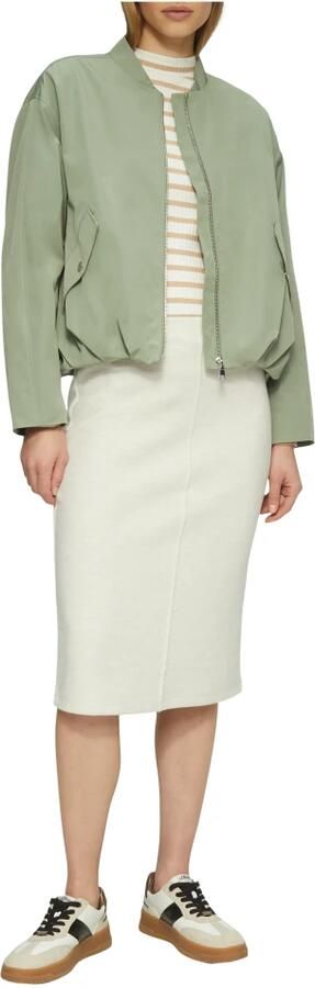 S.Oliver Blousonjack met gerimpelde details in relaxte pasvorm Green Dames - Foto 3