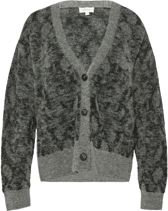 S.Oliver RED LABEL Regular fit gebreid jack met alpaca en wol - Foto 4