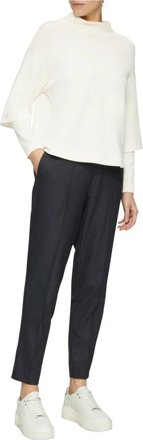 S.Oliver BLACK LABEL Sweatshirt met grote opstaande kraag en dubbellaagse mouwen - Foto 3