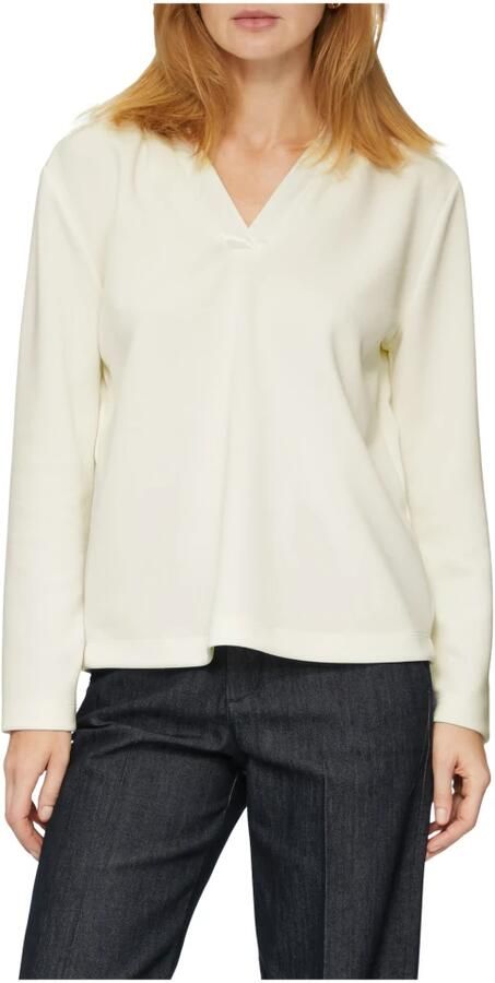 S.Oliver BLACK LABEL Loose fit shirt met capuchon met satijndetails