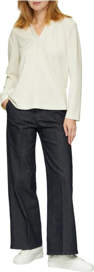 S.Oliver BLACK LABEL Loose fit shirt met capuchon met satijndetails - Foto 2