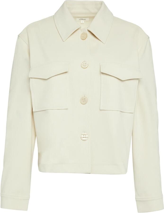 S.Oliver RED LABEL Relaxed fit jack van structuur-jersey - Foto 6