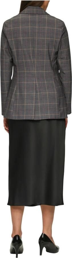 S.Oliver BLACK LABEL Slim fit geruite blazer met dubbele knoopsluiting - Foto 3