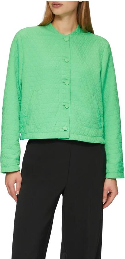 S.Oliver Stijlvolle Blouson Jas met Opstaande Kraag Green Dames - Foto 4