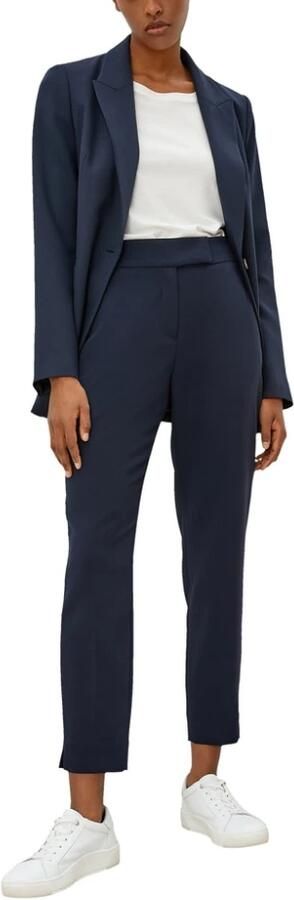 S.Oliver BLACK LABEL Regular fit cigarette pants met viscose model 'SUE' - Foto 4