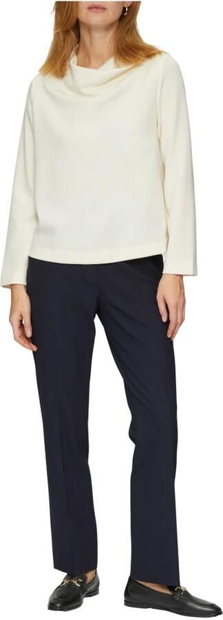 S.Oliver BLACK LABEL Sweatshirt met watervalhals - Foto 2