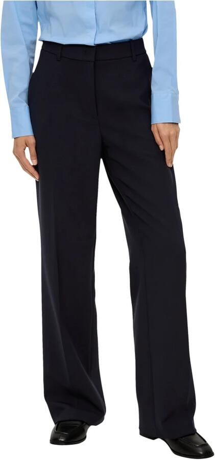 S.Oliver BLACK LABEL straight fit pantalon donkerblauw - Foto 4