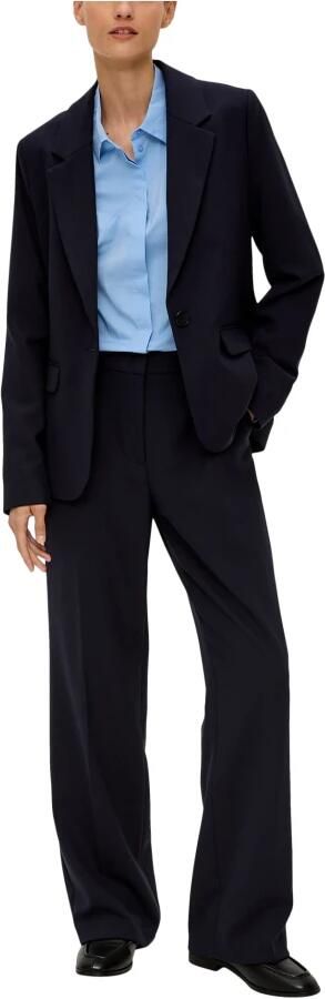 S.Oliver BLACK LABEL straight fit pantalon donkerblauw - Foto 6