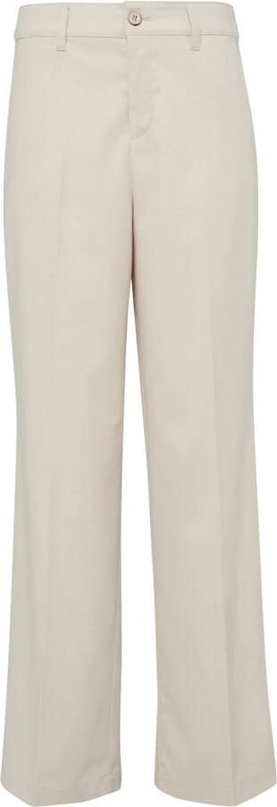 S.Oliver Wijde broek met plooien Beige Dames - Foto 4