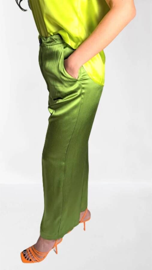 Solotre Chinos Groen Dames