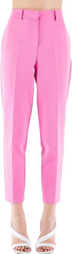 Solotre Cropped Trousers Roze Dames