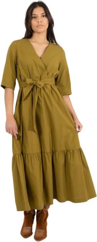 Solotre Maxi Dresses Groen Dames