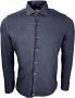 Sonrisa Zwart Jersey Shirt Gemaakt in Italië Blauw Heren - Thumbnail 1