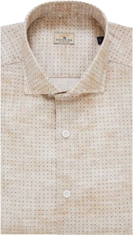 Sonrisa Shirt Beige Heren