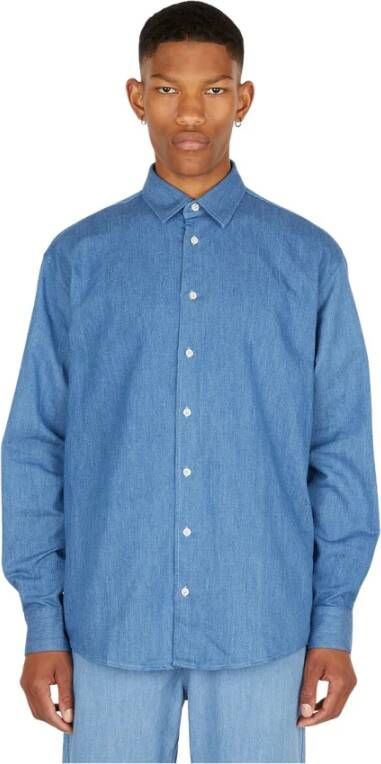 Soulland Overhemd Blauw Heren