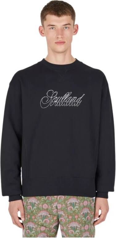 Soulland Sweatshirt Hoodies Zwart Heren