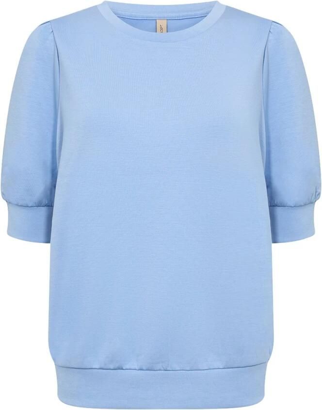 Soyaconcept Air Blue Korte Mouw Sweater Blue Dames - Foto 4