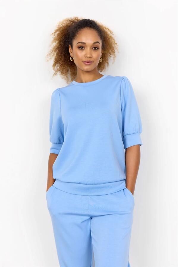 Soyaconcept Air Blue Korte Mouw Sweater Blue Dames - Foto 2