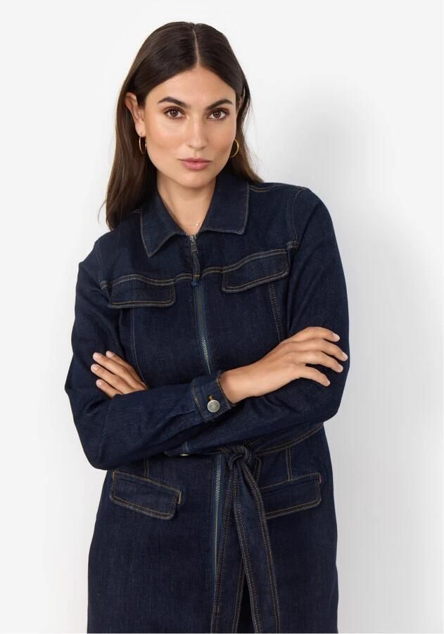 Soyaconcept Denim Jurk met Riem Blue Dames - Foto 2