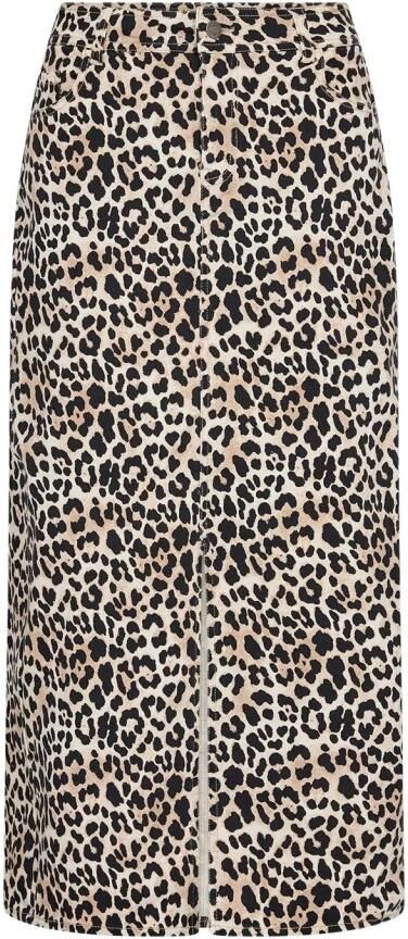 Soyaconcept Dierenprint Midi Rok Kameel Multicolor Dames - Foto 4