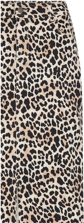 Soyaconcept Dierenprint Midi Rok Kameel Multicolor Dames - Foto 5