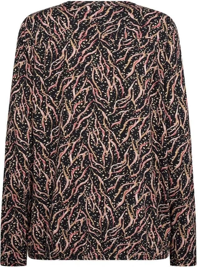 Soyaconcept Felicity Blush Shirt met Allover Print Multicolor Dames