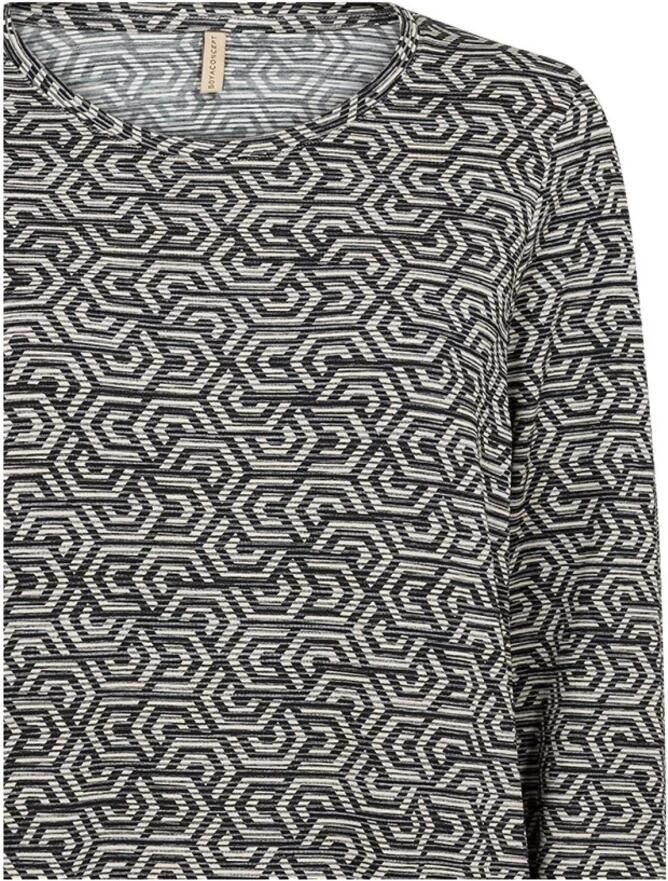 Soyaconcept Geometrisch Print Shirt Zwart Black Dames - Foto 2