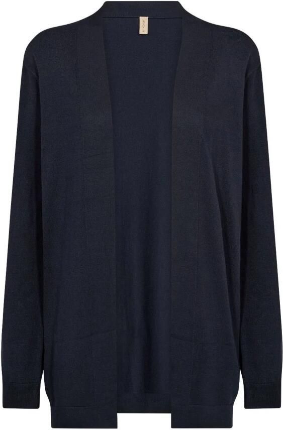 Soyaconcept Marineblauw Open Voorkant Comfortabele Vest Black Dames - Foto 2