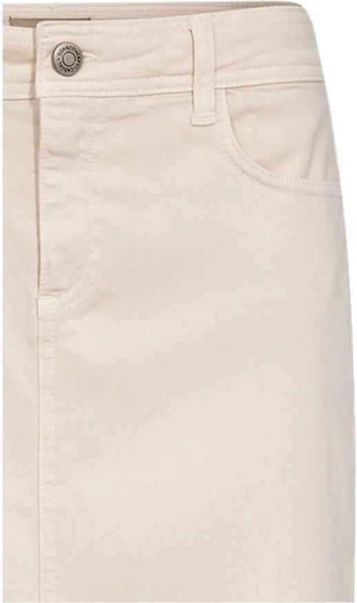 Soyaconcept Moderne Denim Rok met Split Beige Dames - Foto 4