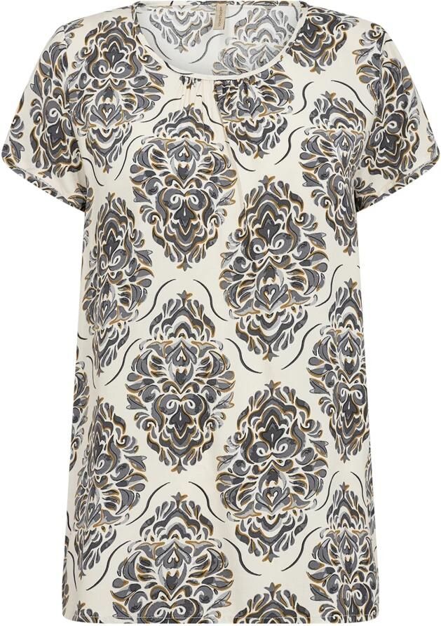 Soyaconcept Blouseshirt van viscose met all-over motief model 'Melene'