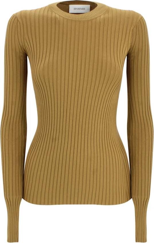 SPORTMAX Bovenkant Bruin Dames
