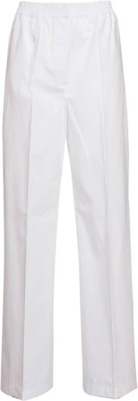 SPORTMAX Brede broek Wit Dames