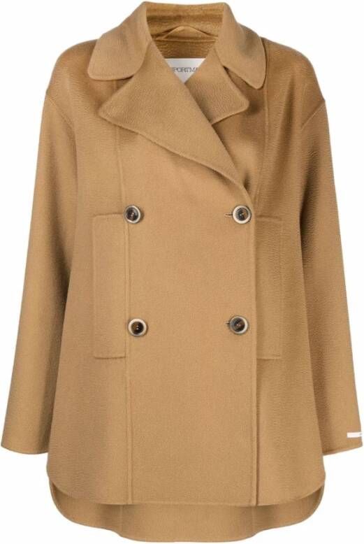 SPORTMAX Jas Beige Dames