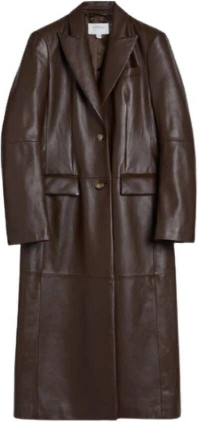 SPORTMAX Jas Bruin Dames
