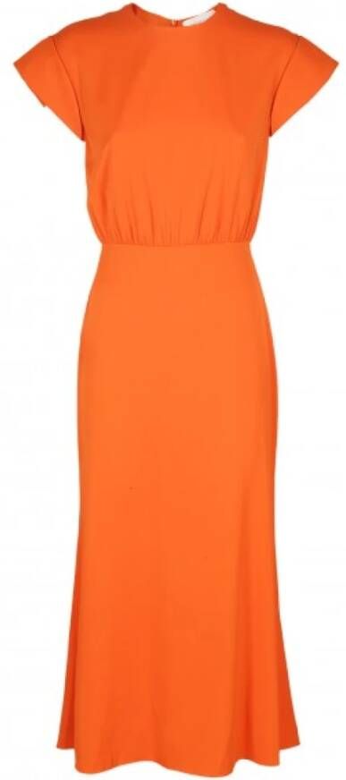 SPORTMAX Maxi Dresses Oranje Dames